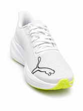 Puma Mens Darter Pro Foam Sneakers In White/Pure Magenta/Yellow