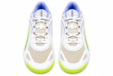 Puma Womens Solarstrike II Sneakers In White/Fizzy Light/Elektro Purple