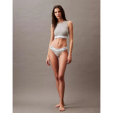 Calvin Klein Unlined Bralette In Grey