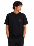 Quiksilver Mens Corp Logo Mini Short Sleeves In Black
