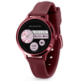Reflex Active Unisex Spectra Amoled Silicone Band Watch In Burgundy