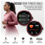 Reflex Active Unisex Spectra Amoled Silicone Band Watch In Burgundy