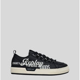 Replay Mens Raily Low Double Sneakers In Black