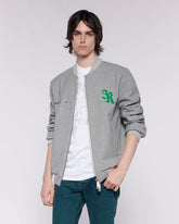 John Richmond Rmp23018 Jacket Dollis Grey And White