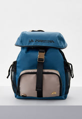 La Martina Principe Mayra Backpack In Denim Blue