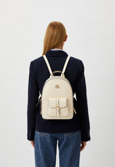 La Martina Principe Caterina Backpack In Off White