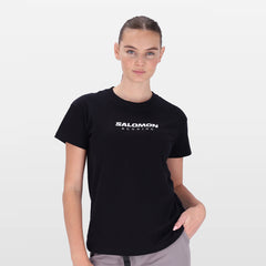 Salomon Run Far Ii Ss Tee W Black
