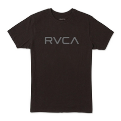 Rvca Mens Big Rvca Ss Red Stitch Black