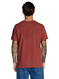 Rvca Mens Big Rvca Ss Red Stitch Dusty Red