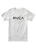RVCA Mens Big Rvca Short Sleeve T-Shirt In White