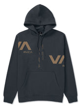 RVCA Mens Divided Hoodie In Black