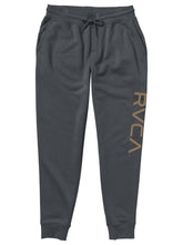 RVCA Mens Embroidered Trackpants In Black