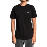 RVCA Mens VA Essentials Short Sleeves T-Shirt In Black