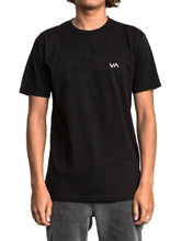 RVCA Mens VA Essentials Short Sleeves T-Shirt In Black