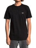 RVCA Mens VA Essentials Short Sleeves T-Shirt In Black