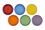 Le Creuset Rainbow Set of 6 Salad Plate In Rainbow
