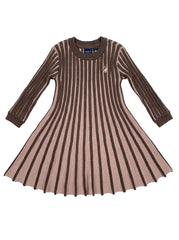 Polo Girls Rebecca Knitted Dress In Iron