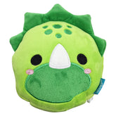 Relaxeazzz Huck The Dinosaur Round Travel Pillow In Green