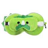 Relaxeazzz Huck The Dinosaur Round Travel Pillow In Green