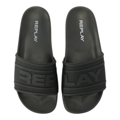 Replay Mens Total Up Slides In Black