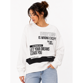 Replay Ladies Classic Sweatshirt In White