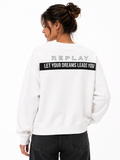 Replay Ladies Classic Sweatshirt In White