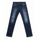 Replay Mens Anbass Jean In Blue/Black