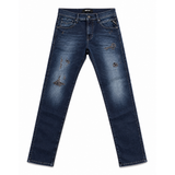 Replay Mens Anbass Jean In Blue/Black