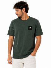 Replay Mens Casual T-Shirt With Replay Logo In Dark Green