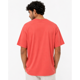 Replay Mens Custom Print Short Sleeves T-Shirt In Pink