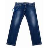 Replay Mens Max Titanium Jeans In Navy