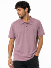 Replay Mens Polo T-Shirt In Purple