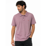 Replay Mens Polo T-Shirt In Purple