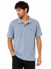Replay Mens Polo T-Shirt In Sky Blue