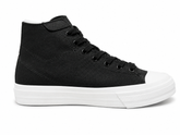 Replay Mens Snap Brush Sneakers In Black/White