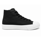 Replay Mens Snap Brush Sneakers In Black/White