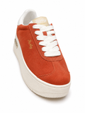 Replay Womens Epic High Class Sneakers In Coral
