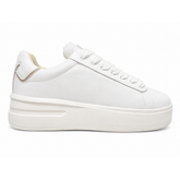 Replay Womens University Replay Sneakers In White & Platin