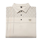 Loreti Mens Rive Long Sleeve Golfer In Cream