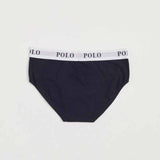 Polo Mens Rob Plain Knit Briefs In Navy