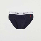 Polo Mens Rob Plain Knit Briefs In Navy