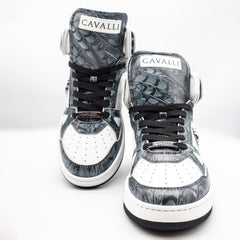 Roberto Cavalli 18710 Mens Half Boot Blue