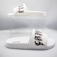 Roberto Cavalli 18771 Mens Slides White