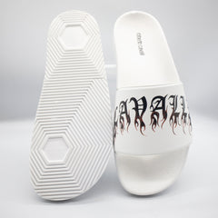 Roberto Cavalli 18771 Mens Slides White