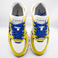 Roberto Cavalli 18700 Mens Shoe Suede Lemon