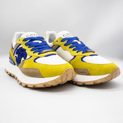 Roberto Cavalli 18700 Mens Shoe Suede Lemon