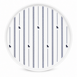 Polo Rope Design Side Plate 4 Piece Set In White/Navy
