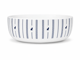 Polo Rope Design Soup Bowl 4 Piece Set in White/Navy
