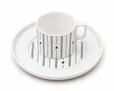 Polo Rope Design Tea Set 8 Piece Set In White/Navy