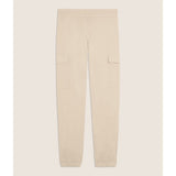 Freddy Womens Knitted Stretch Cargo Pants In Whitecup Gray